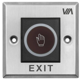Безконтактна кнопка виходу VIA Security VB8686M (комбінована метал/пластик) Безконтактна кнопка виходу VIA Security VB8686M (комбінована метал/пластик)