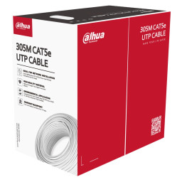 кабель внутрішній UTP CAT5e 305 м (0.5 мм) DH-PFM920I-5EU-U кабель внутрішній UTP CAT5e 305 м (0.5 мм) DH-PFM920I-5EU-U