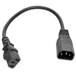 Шнур живлення Kingda С13-C14, 0.3 м, 0.75 мм2 Шнур живлення Kingda С13-C14, 0.3 м, 0.75 мм2