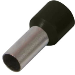 Ізольований накінечник втулковий чорний Enext e.terminal.stand.e7508.black 0.75 кв.мм Ізольований накінечник втулковий чорний Enext e.terminal.stand.e7508.black 0.75 кв.мм