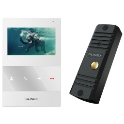 Комплект відеодомофону Slinex ML-16HD(Black)+SQ-04M(White) Комплект відеодомофону Slinex ML-16HD(Black)+SQ-04M(White)