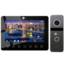 Комплект відеодомофону NeoLight NeoKIT HD WF B/Graphite Комплект відеодомофону NeoLight NeoKIT HD WF B/Graphite