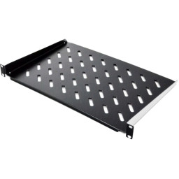 Полиця консольна чорна 19" 1U 250мм Полиця консольна чорна 19" 1U 250мм