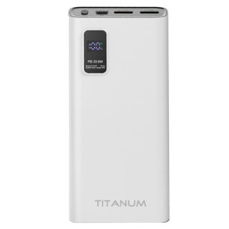 Повербанк TITANUM 727S White 20 000 мА•г Повербанк TITANUM 727S White 20 000 мА•г