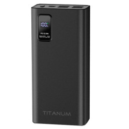 Повербанк TITANUM 728S 30000mAh 22.5W Black Повербанк TITANUM 728S 30000mAh 22.5W Black
