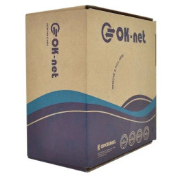 Кабель для зовн. робіт, з жилами живлення, 305 м OK-Net КПП-ВП (100) 4*2*0,51+2*0,75 мм2 (U/UTP-cat.5Е)