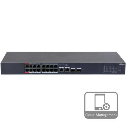 Комутатор 18 портів керований Dahua DH-CS4218-16ET-135 PoE Комутатор 18 портів керований Dahua DH-CS4218-16ET-135 PoE