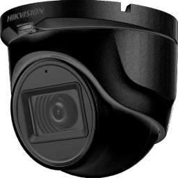 Turbo HD відеокамера Hikvision DS-2CE76H0T-ITMFS (Black)(AVINET) 5МП (2.8мм) з мікрофоном