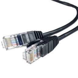 Патч-корд чорний 1м UTP CAT5e Патч-корд чорний 1м UTP CAT5e