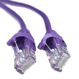 Патч-корд фіолетовий 0.5м UTP CAT5e Патч-корд фіолетовий 0.5м UTP CAT5e