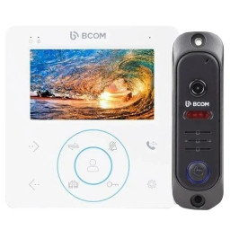 Комплект відеодомофона BCOM BD-480M White Kit Комплект відеодомофона BCOM BD-480M White Kit