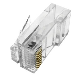 Конектор (100 шт/уп.) Merlion RJ-45 8P8C UTP Cat-5 Конектор (100 шт/уп.) Merlion RJ-45 8P8C UTP Cat-5