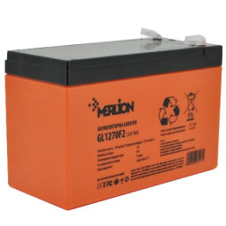 Свинцево-кислотна акумуляторна батарея MERLION GL1270F2 7A•г 12В Свинцево-кислотна акумуляторна батарея MERLION GL1270F2 7A•г 12В