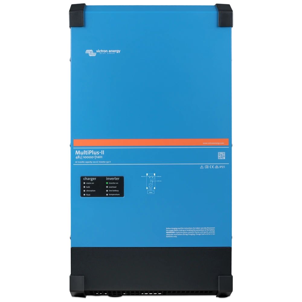 Інвертор VictronEnergy MultiPlus-II 48/10000/140-100 однофазний чиста синусоїда