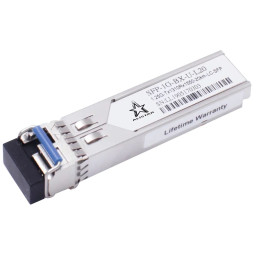 Модуль ALISTAR SFP-1G-BX-U-L20 SFP 1G 1SM WDM LC 20KM TX1310/RX1550nm DDM Модуль ALISTAR SFP-1G-BX-U-L20 SFP 1G 1SM WDM LC 20KM TX1310/RX1550nm DDM