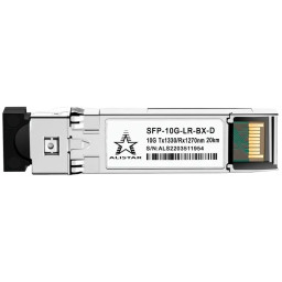 Модуль ALISTAR SFP-10G-LR-BX-D SFP+ 10G BASE-BX 1SM WDM LC 20KM TX1330/RX1270nm DOM Модуль ALISTAR SFP-10G-LR-BX-D SFP+ 10G BASE-BX 1SM WDM LC 20KM TX1330/RX1270nm DOM